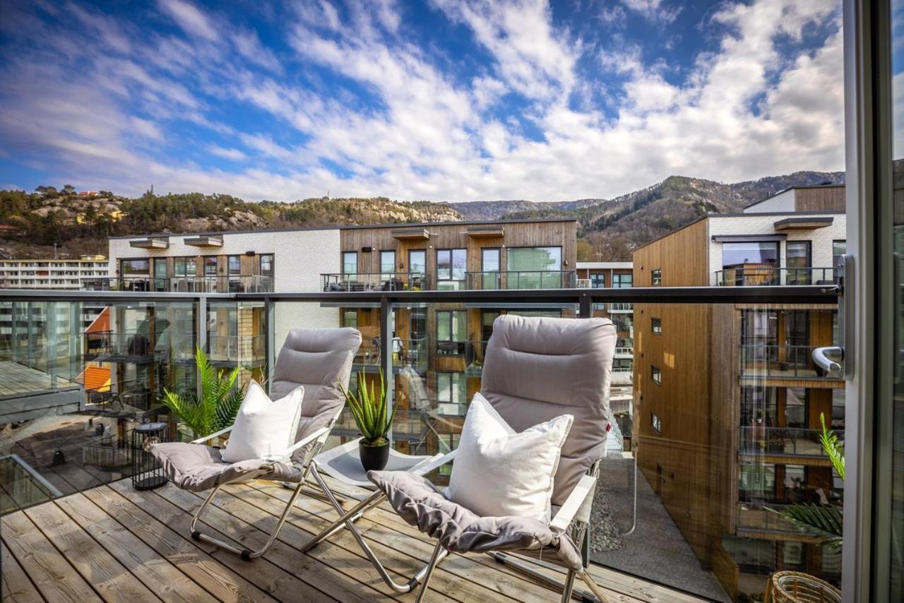 New Penthouse Apartment With Sea View In Bergen Centrum Екстериор снимка